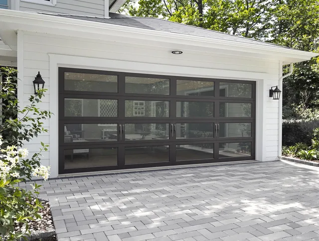 Longmeadow Garage Door Repair design specialist presenting custom garage door options to Longmeadow homeowner