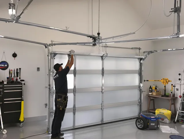 Longmeadow Garage Door Repair certified team performing precision garage door installation in Longmeadow