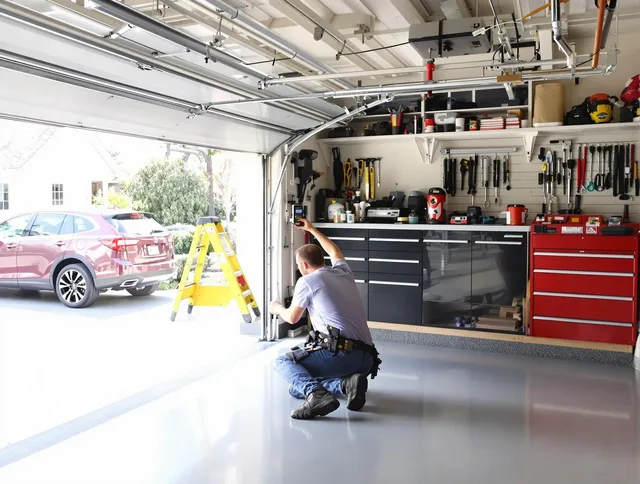 Local garage door repair service by Longmeadow Garage Door Repair in Longmeadow