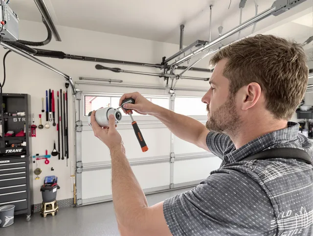 Garage door opener repair service by Longmeadow Garage Door Repair in Longmeadow