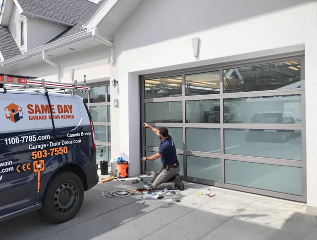Same-day garage door repair service by Longmeadow Garage Door Repair in Longmeadow